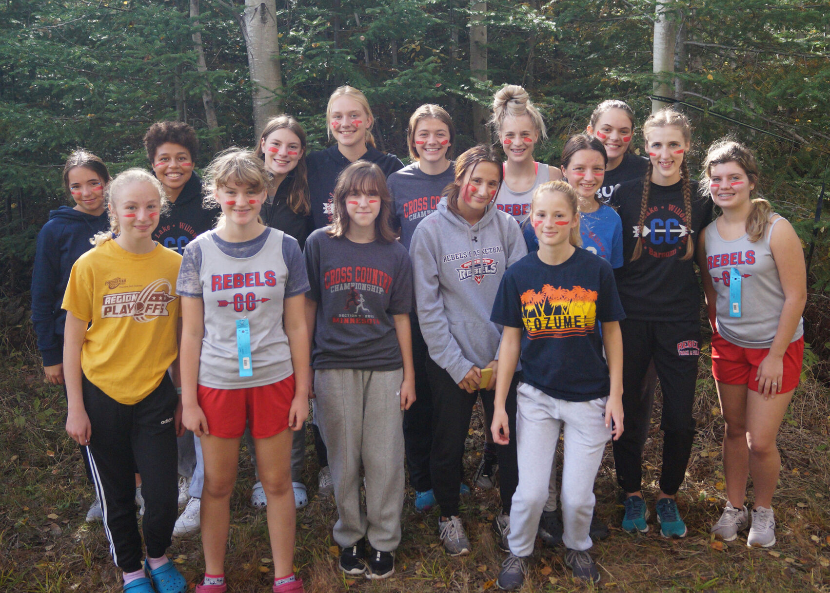 Rebels girls Cross Country team